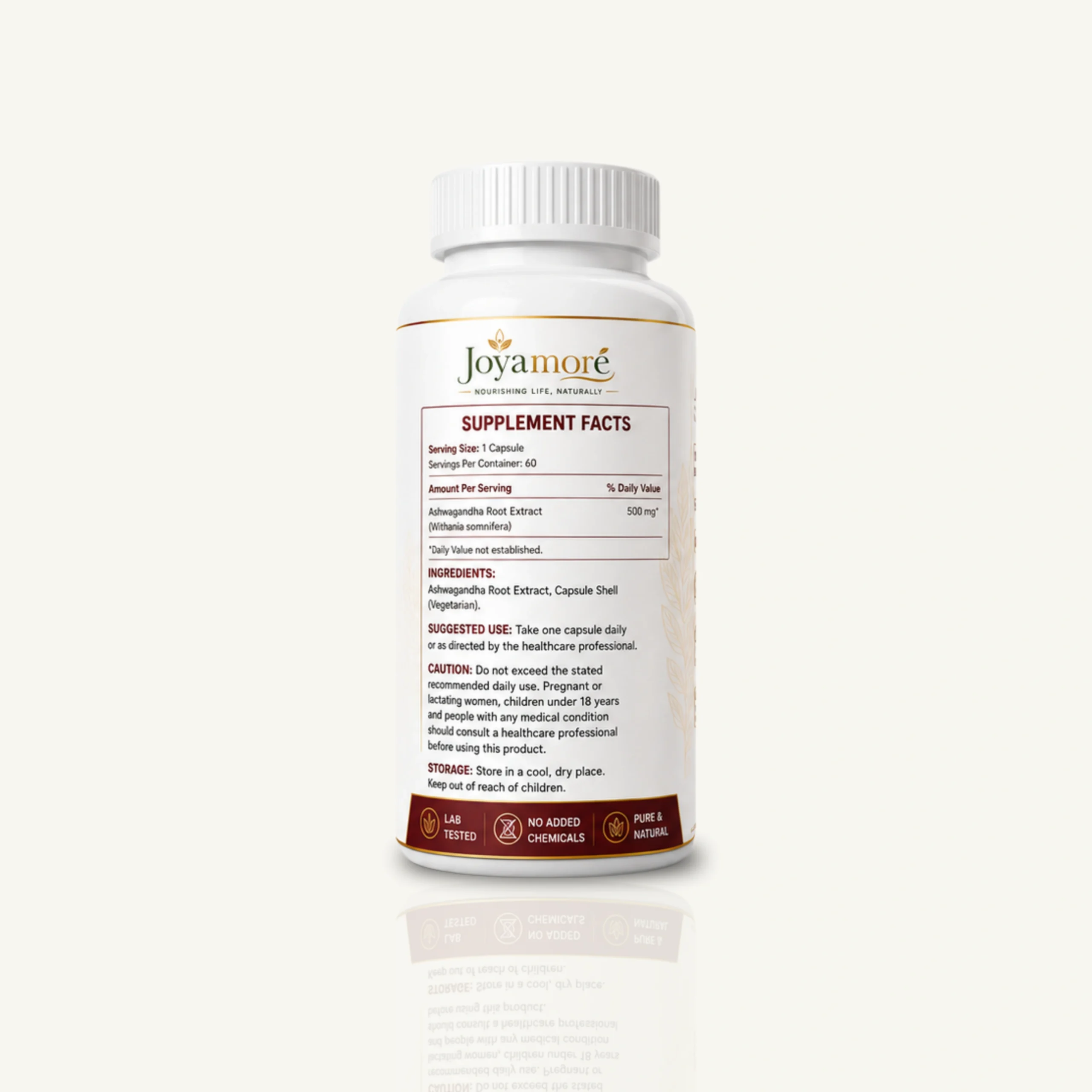 Ashwagandha Capsules 500 mg | 60 Capsules - Image 2