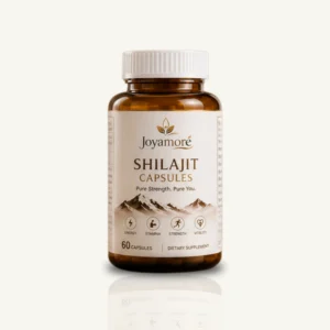 JOYAMORÉ Pure Shilajit Extract Capsules 500 mg | Herbal Supplement | 60 Capsules